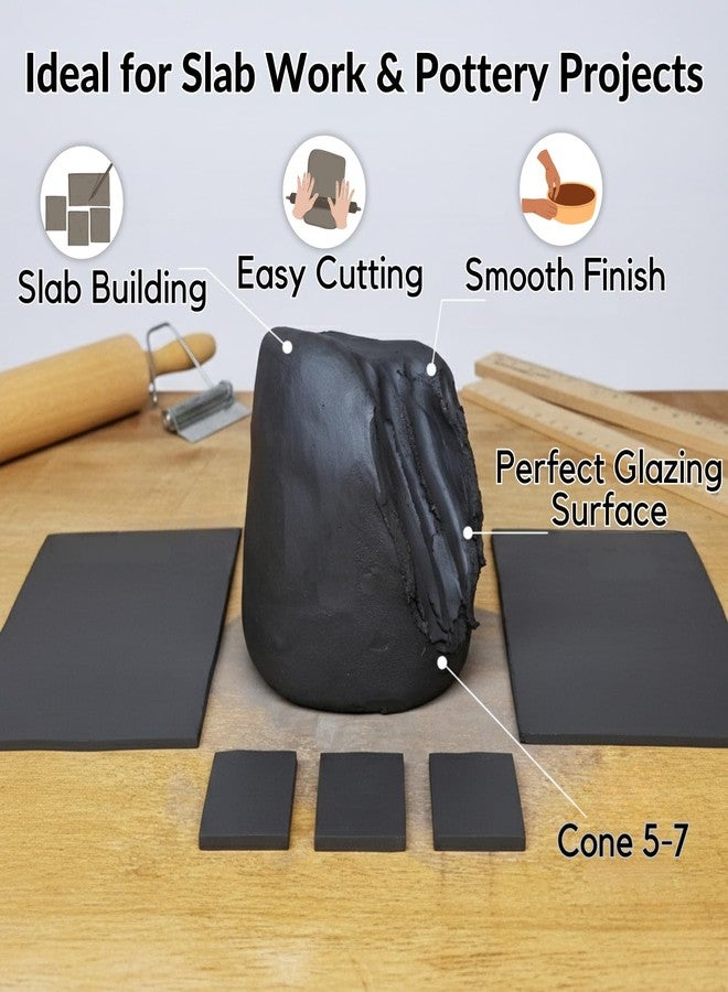 Ganesh Pottery طين خزفي حجري متوسط الحرارة من غانيش بوتري | مناسب للحرق المتوسط (مخروط 5-7) للتزجيج، والأعمال اليدوية، والخراطة، والتشكيل اليدوي، والنحت | طين ناعم وسهل التشكيل للفنانين والمبتدئين (1 كجم) - Image 5